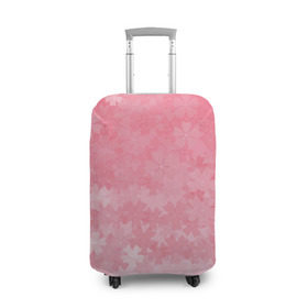 Чехол для чемодана 3D с принтом Сакура в Кировске, 86% полиэфир, 14% спандекс | двустороннее нанесение принта, прорези для ручек и колес | japan | sakura | вишня | розовый | сакура | цветок | цветы | япония