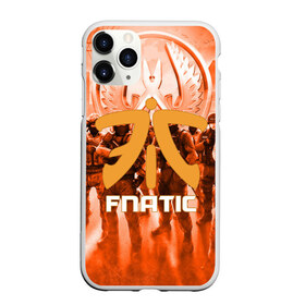 Чехол для iPhone 11 Pro матовый с принтом FNATIC CS GO в Кировске, Силикон |  | counter strike | cs | cs go | fnatic | global | go.offensive | шутер