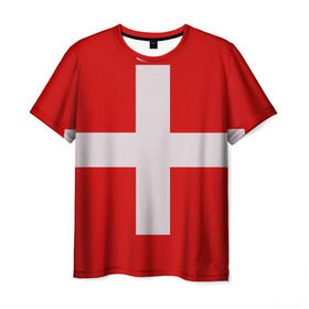 Мужская футболка 3D с принтом Швейцария в Кировске, 100% полиэфир | прямой крой, круглый вырез горловины, длина до линии бедер | Тематика изображения на принте: мир | страна | швейцария