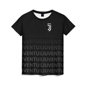 Женская футболка 3D с принтом Juventus 2018 Original в Кировске, 100% полиэфир ( синтетическое хлопкоподобное полотно) | прямой крой, круглый вырез горловины, длина до линии бедер | juventus | линии | спорт | футбол | футбольный клуб | ювентус