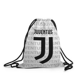 Рюкзак-мешок 3D с принтом Juventus 2018 Original в Кировске, 100% полиэстер | плотность ткани — 200 г/м2, размер — 35 х 45 см; лямки — толстые шнурки, застежка на шнуровке, без карманов и подкладки | juventus | спорт | спортивные | футбол | футбольный клуб | ювентус