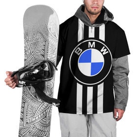 Накидка на куртку 3D с принтом BMW SPORTWEAR в Кировске, 100% полиэстер |  | bmw | автомобильные | бмв | машины