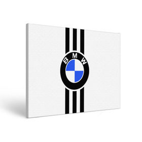 Холст прямоугольный с принтом BMW SPORTWEAR в Кировске, 100% ПВХ |  | bmw | автомобильные | бмв | машины