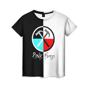 Женская футболка 3D с принтом Pink Floyd в Кировске, 100% полиэфир ( синтетическое хлопкоподобное полотно) | прямой крой, круглый вырез горловины, длина до линии бедер | pink floyd | pinkfloyd | арт | артрок | группа | дэвид гилмор | пинк флойд | пинкфлойд | прогрессивный | психоделический | рок | сид барретт | симфонический | спэйс | эйсид | экспериментальный