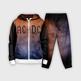 Детский костюм 3D с принтом AC DC в Кировске,  |  | ac dc | logo | metal | music | rock | лого | логотип | метал | музыка | рок
