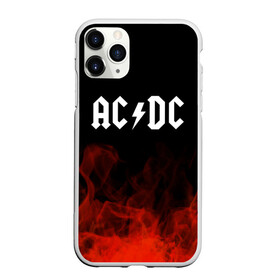 Чехол для iPhone 11 Pro Max матовый с принтом AC DC в Кировске, Силикон |  | ac dc | logo | metal | music | rock | лого | логотип | метал | музыка | рок