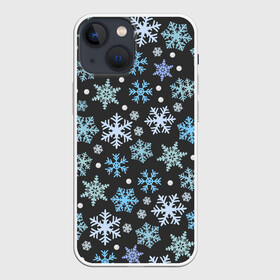 Чехол для iPhone 13 mini с принтом Snow в Кировске,  |  | deer | ho | merry christmas | new year | santa | xmas | дед мороз | зима | клаус | новый год | ночь | олени | праздник | рождество | санта | снег