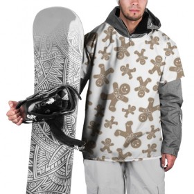 Накидка на куртку 3D с принтом Зимние фантазии в Кировске, 100% полиэстер |  | 