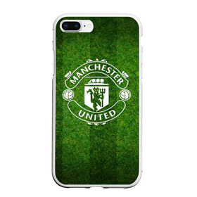 Чехол для iPhone 7Plus/8 Plus матовый с принтом Manchester United в Кировске, Силикон | Область печати: задняя сторона чехла, без боковых панелей | club | football | manchester united | soccer | sport | team | атрибутика | клуб | манчестер юнайтед | спорт | футбол