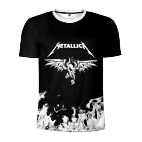 Мужская футболка 3D спортивная с принтом Metallica в Кировске, 100% полиэстер с улучшенными характеристиками | приталенный силуэт, круглая горловина, широкие плечи, сужается к линии бедра | metallica | группа | джеймс хэтфилд | кирк хэмметт | ларс ульрих | метал | металика | металлика | миталика | музыка | роберт трухильо | рок | трэш | трэшметал | хард | хардрок | хеви | хевиметал