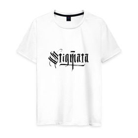 Мужская футболка хлопок с принтом Stigmata в Кировске, 100% хлопок | прямой крой, круглый вырез горловины, длина до линии бедер, слегка спущенное плечо. | stigmata | стигмата