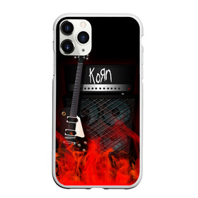 Чехол для iPhone 11 Pro Max матовый с принтом Korn в Кировске, Силикон |  | korn | logo | metal | music | rock | лого | логотип | метал | музыка | рок
