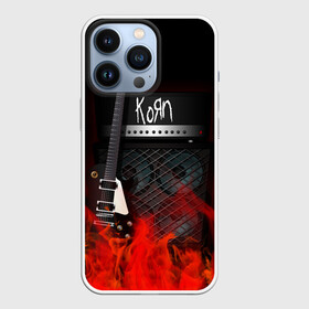 Чехол для iPhone 13 Pro с принтом Korn в Кировске,  |  | Тематика изображения на принте: korn | logo | metal | music | rock | лого | логотип | метал | музыка | рок