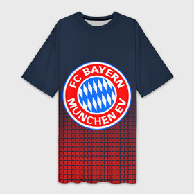 Платье-футболка 3D с принтом FC Bayern 2018 Original в Кировске,  |  | bayern | fc | бавария | спорт | спортивные | футбол | футбольный клуб