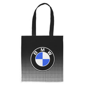 Сумка 3D повседневная с принтом BMW 2018 Black and White IV в Кировске, 100% полиэстер | Плотность: 200 г/м2; Размер: 34×35 см; Высота лямок: 30 см | bmw | автомобильные | бмв | машины