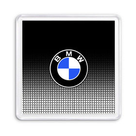 Магнит 55*55 с принтом BMW 2018 Black and White IV в Кировске, Пластик | Размер: 65*65 мм; Размер печати: 55*55 мм | bmw | автомобильные | бмв | машины