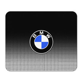 Коврик прямоугольный с принтом BMW 2018 Black and White IV в Кировске, натуральный каучук | размер 230 х 185 мм; запечатка лицевой стороны | bmw | автомобильные | бмв | машины