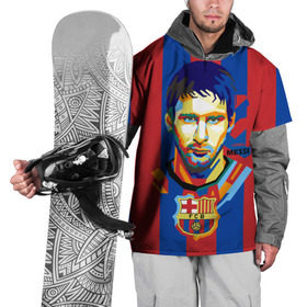 Накидка на куртку 3D с принтом Lionel Messi в Кировске, 100% полиэстер |  | Тематика изображения на принте: barcelona | lionel | messi | барселона | лионель | месси | поп арт