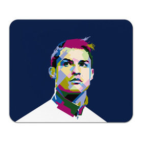 Коврик прямоугольный с принтом Cristiano Ronaldo в Кировске, натуральный каучук | размер 230 х 185 мм; запечатка лицевой стороны | Тематика изображения на принте: криштиану | реал мадрид | роналду