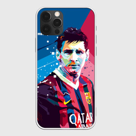 Чехол для iPhone 12 Pro с принтом Lionel Messi в Кировске, силикон | область печати: задняя сторона чехла, без боковых панелей | barcelona | lionel | messi | барселона | лионель | месси | поп арт