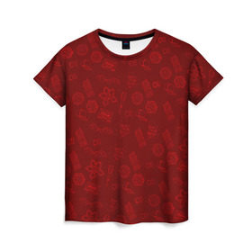 Женская футболка 3D с принтом Очень Странные дела Бомбинг в Кировске, 100% полиэфир ( синтетическое хлопкоподобное полотно) | прямой крой, круглый вырез горловины, длина до линии бедер | stranger things | паттерн | триллер
