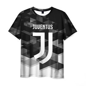 Мужская футболка 3D с принтом Juventus 2018 Geometry Sport в Кировске, 100% полиэфир | прямой крой, круглый вырез горловины, длина до линии бедер | juventus | спорт | спортивные | футбол | футбольный клуб | ювентус