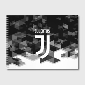 Альбом для рисования с принтом JUVENTUS ЮВЕНТУС GEOMETRY SPORT в Кировске, 100% бумага
 | матовая бумага, плотность 200 мг. | Тематика изображения на принте: juventus | спорт | спортивные | футбол | футбольный клуб | ювентус