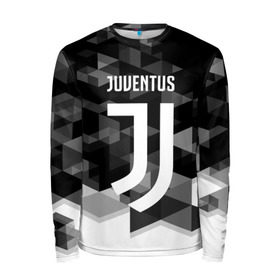 Мужской лонгслив 3D с принтом Juventus 2018 Geometry Sport в Кировске, 100% полиэстер | длинные рукава, круглый вырез горловины, полуприлегающий силуэт | Тематика изображения на принте: juventus | спорт | спортивные | футбол | футбольный клуб | ювентус