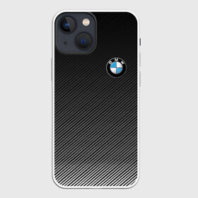 Чехол для iPhone 13 mini с принтом BMW CARBON в Кировске,  |  | bmw | автомобиль | автомобильные | бмв | машины