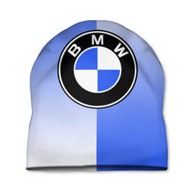 Шапка 3D с принтом BMW brand color в Кировске, 100% полиэстер | универсальный размер, печать по всей поверхности изделия | 