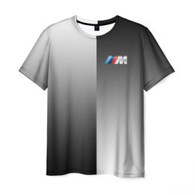 Мужская футболка 3D с принтом BMW M REVERSE в Кировске, 100% полиэфир | прямой крой, круглый вырез горловины, длина до линии бедер | Тематика изображения на принте: bmw | автомобиль | автомобильные | бмв | машины