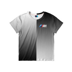 Детская футболка 3D с принтом BMW M REVERSE в Кировске, 100% гипоаллергенный полиэфир | прямой крой, круглый вырез горловины, длина до линии бедер, чуть спущенное плечо, ткань немного тянется | Тематика изображения на принте: bmw | автомобиль | автомобильные | бмв | машины