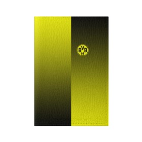 Обложка для паспорта матовая кожа с принтом FC Borussia 2018 Reverse в Кировске, натуральная матовая кожа | размер 19,3 х 13,7 см; прозрачные пластиковые крепления | 
