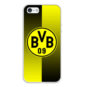 Чехол для iPhone 5/5S матовый с принтом FC Borussia 2018 Reverse в Кировске, Силикон | Область печати: задняя сторона чехла, без боковых панелей | боруссия | дортмунд