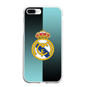 Чехол для iPhone 7Plus/8 Plus матовый с принтом Real Madrid 2018 Reverse в Кировске, Силикон | Область печати: задняя сторона чехла, без боковых панелей | Тематика изображения на принте: emirates | fc | real madrid | реал мадрид | футбольный клуб | эмблема