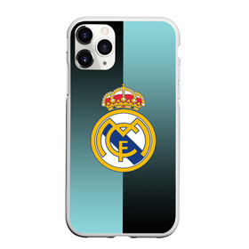 Чехол для iPhone 11 Pro Max матовый с принтом Real Madrid 2018 Reverse в Кировске, Силикон |  | emirates | fc | real madrid | реал мадрид | футбольный клуб | эмблема