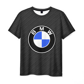 Мужская футболка 3D с принтом BMW CARBON в Кировске, 100% полиэфир | прямой крой, круглый вырез горловины, длина до линии бедер | bmw | bmw motorsport | bmw performance | carbon | m | motorsport | performance | sport | бмв | карбон | моторспорт | спорт