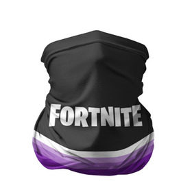 Бандана-труба 3D с принтом FORTNITE в Кировске, 100% полиэстер, ткань с особыми свойствами — Activecool | плотность 150‒180 г/м2; хорошо тянется, но сохраняет форму | battle | battle royal | fortnite | royal | боевик | игры | логотип | фиолетовый