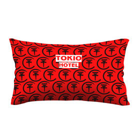 Подушка 3D антистресс с принтом Tokio Hotel band logo 2018 в Кировске, наволочка — 100% полиэстер, наполнитель — вспененный полистирол | состоит из подушки и наволочки на молнии | logo | music | pop | rock | tokio hotel | альтернатива | германия | металл | музыка | музыкальный | поп | рок