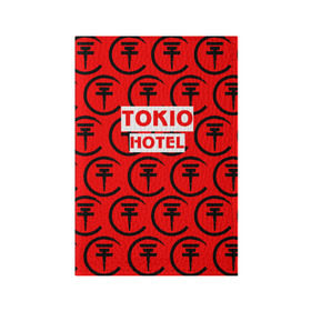 Обложка для паспорта матовая кожа с принтом Tokio Hotel band logo 2018 в Кировске, натуральная матовая кожа | размер 19,3 х 13,7 см; прозрачные пластиковые крепления | logo | music | pop | rock | tokio hotel | альтернатива | германия | металл | музыка | музыкальный | поп | рок