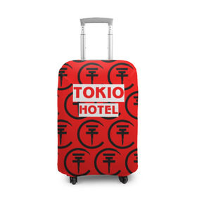 Чехол для чемодана 3D с принтом Tokio Hotel band logo 2018 в Кировске, 86% полиэфир, 14% спандекс | двустороннее нанесение принта, прорези для ручек и колес | logo | music | pop | rock | tokio hotel | альтернатива | германия | металл | музыка | музыкальный | поп | рок