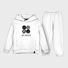 Детский костюм хлопок Oversize с принтом BTS wings в Кировске,  |  | bangtan boys | bts | bts army | бантаны бтс