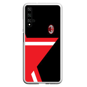 Чехол для Honor 20 с принтом AC MILAN STAR в Кировске, Силикон | Область печати: задняя сторона чехла, без боковых панелей | fc | milan | милан | спорт | спортивные | фк | футбол | футбольный клуб