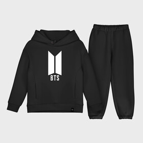 Детский костюм хлопок Oversize с принтом BTS army white в Кировске,  |  | bangtan boys | bts | bts army | бантаны бтс