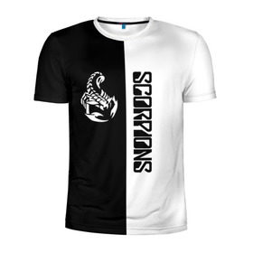 Мужская футболка 3D спортивная с принтом Scorpions в Кировске, 100% полиэстер с улучшенными характеристиками | приталенный силуэт, круглая горловина, широкие плечи, сужается к линии бедра | scorpions | группа | скорпионс | хард | хардрок