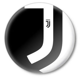 Значок с принтом Juventus 2018 Original в Кировске,  металл | круглая форма, металлическая застежка в виде булавки | fc | fly emirates | лого | париж | спорт | спортивные | фк | футбольный клуб