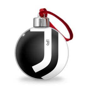 Ёлочный шар с принтом Juventus 2018 Original в Кировске, Пластик | Диаметр: 77 мм | Тематика изображения на принте: fc | fly emirates | лого | париж | спорт | спортивные | фк | футбольный клуб