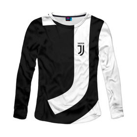 Женский лонгслив 3D с принтом Juventus 2018 Original в Кировске, 100% полиэстер | длинные рукава, круглый вырез горловины, полуприлегающий силуэт | fc | fly emirates | лого | париж | спорт | спортивные | фк | футбольный клуб