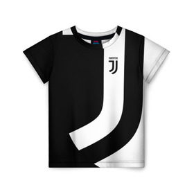 Детская футболка 3D с принтом Juventus 2018 Original в Кировске, 100% гипоаллергенный полиэфир | прямой крой, круглый вырез горловины, длина до линии бедер, чуть спущенное плечо, ткань немного тянется | Тематика изображения на принте: fc | fly emirates | лого | париж | спорт | спортивные | фк | футбольный клуб