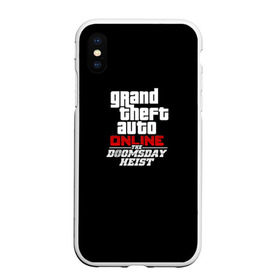 Чехол для iPhone XS Max матовый с принтом GTA Online The Doomsday Heist в Кировске, Силикон | Область печати: задняя сторона чехла, без боковых панелей | auto | dead | grand | gta | gta5 | rdr | red | redemption | rockstar | theft | гта | день | судный